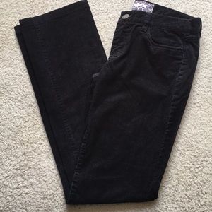J. Crew Matchstick black corduroys. Size 28R.